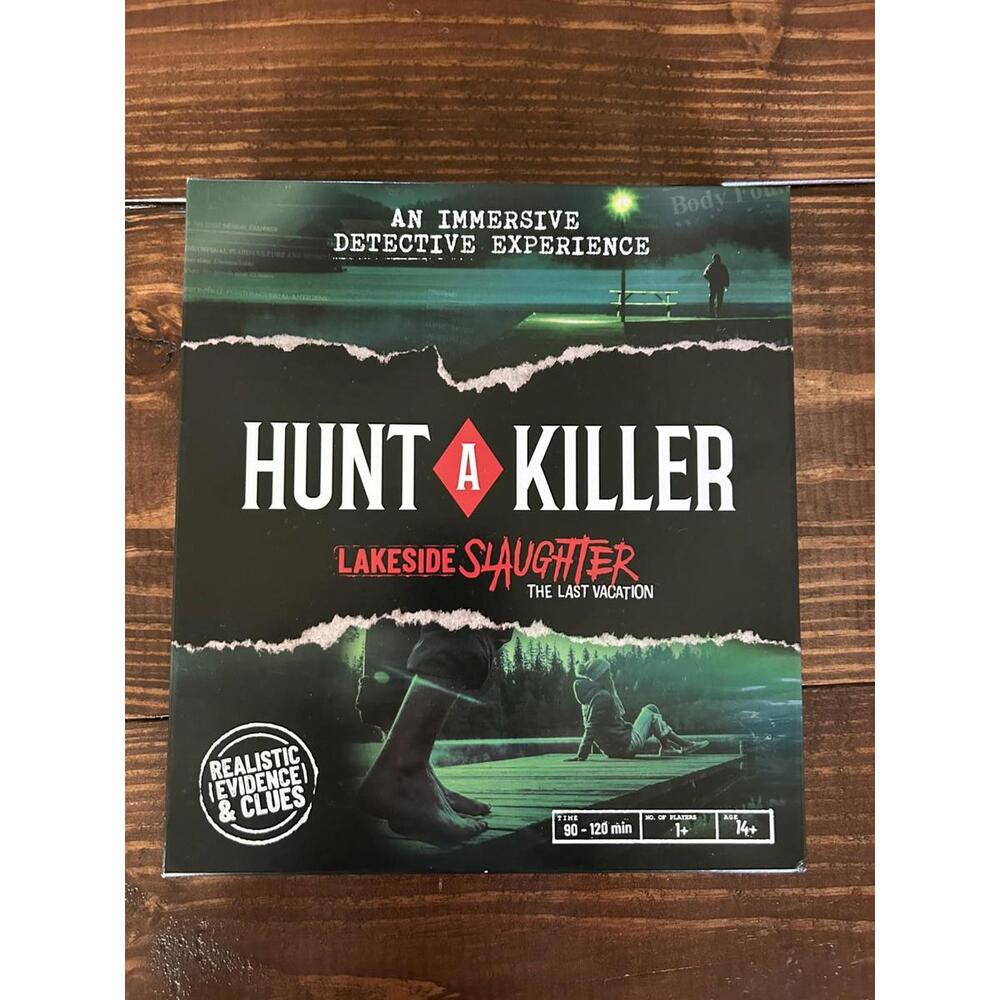 🔥🔥SOLD🔥🔥Hunt a Killer Lakeside Slaughter The Last Vacation Murder Mystery Game